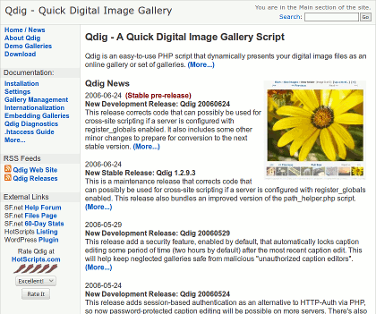 Qdig website, running PmWiki since 2004 Qdig website, running PmWiki since 2004